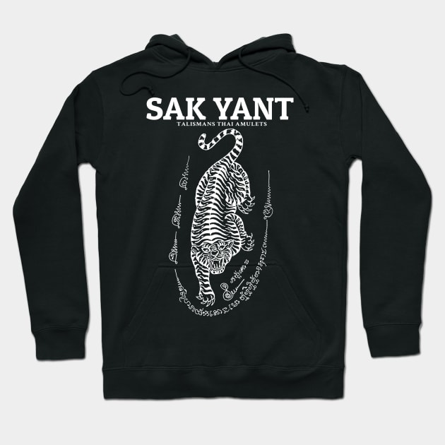 Sak Yant Muay Thai Tattoo Hoodie by KewaleeTee